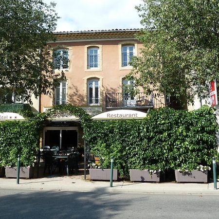 Logis Hotel Restaurant La Farigoule Sainte-Cécile-les-Vignes Exterior foto